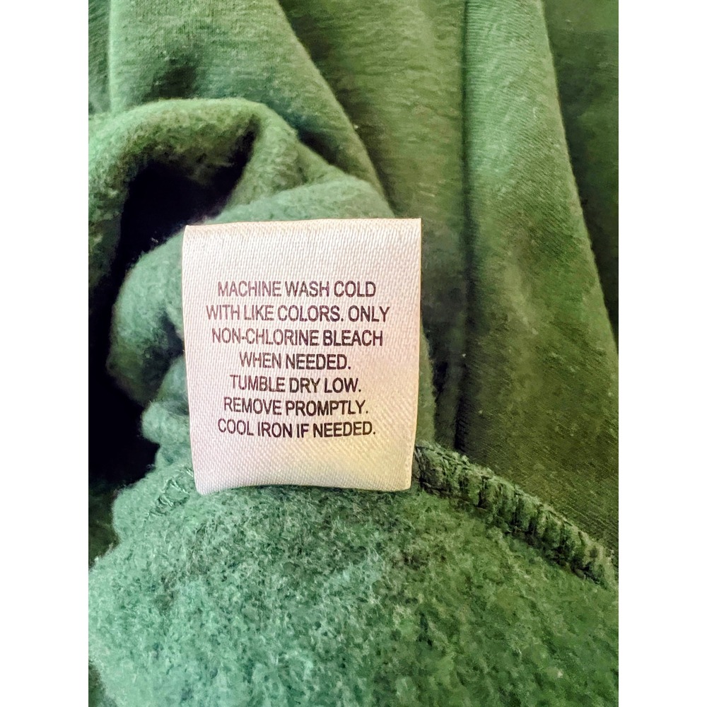 Social Scene Womens Forest‎ Green Quarter Zip O-Ring Hoodie Sweatshirt Medium - Picture 5 of 8